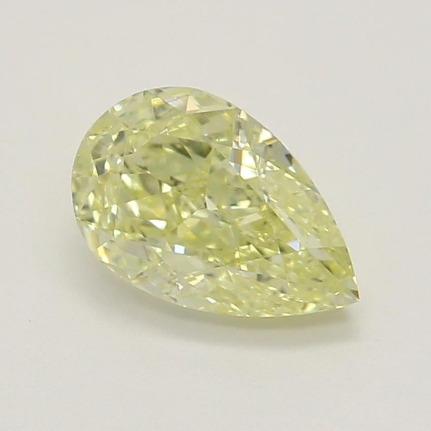 0.51 Ct. Fancy Light Yellow Pear Diamond
