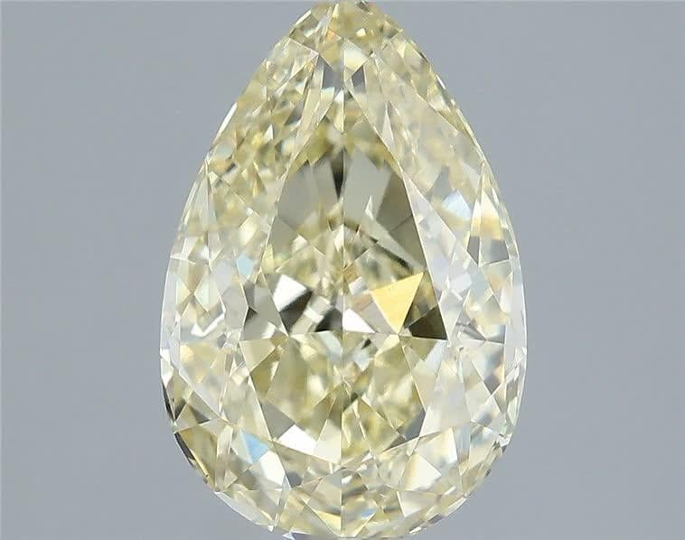 1.52 Ct. Fancy Yellow Pear Lab Grown Diamond
