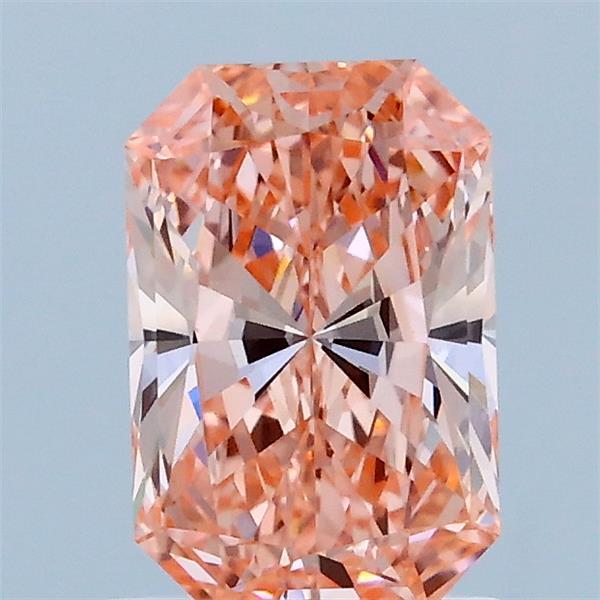 1.14 Ct. Fancy Vivid Pink Radiant Lab Grown Diamond