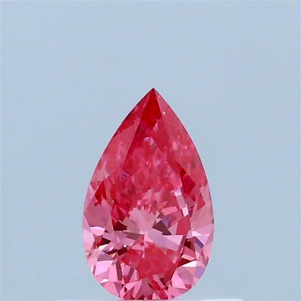 0.32 Ct. Fancy Vivid Pink Pear Lab Grown Diamond