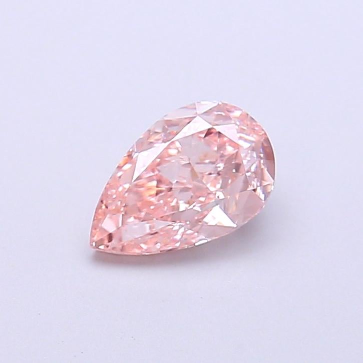 0.81 Ct. Fancy Intense Brownish Pink Pear Lab Grown Diamond