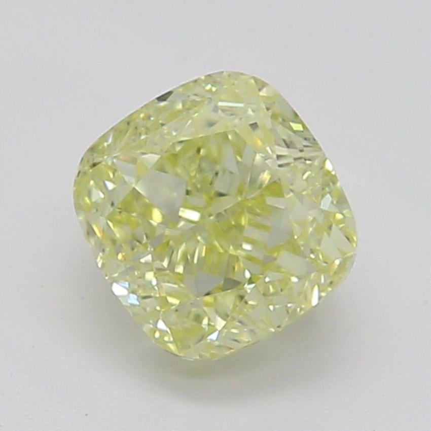 0.50 Ct. Fancy Yellow Cushion Diamond