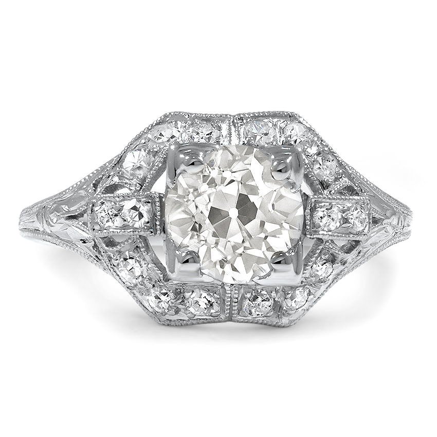 Art Deco Diamond Vintage Ring | Petronila | Brilliant Earth