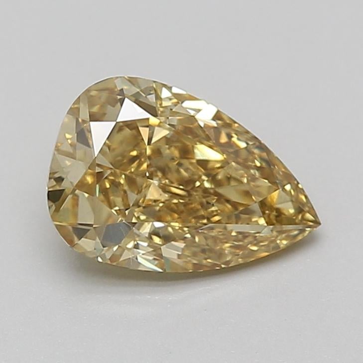 1.76 Ct. Fancy Vivid Yellow Pear Lab Grown Diamond