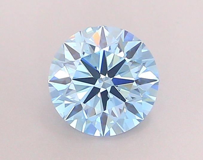 1.11 Ct. Fancy Vivid Blue Round Lab Grown Diamond