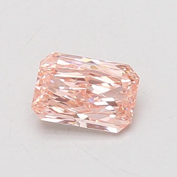0.51 Ct. Fancy Intense Pink Radiant Lab Grown Diamond