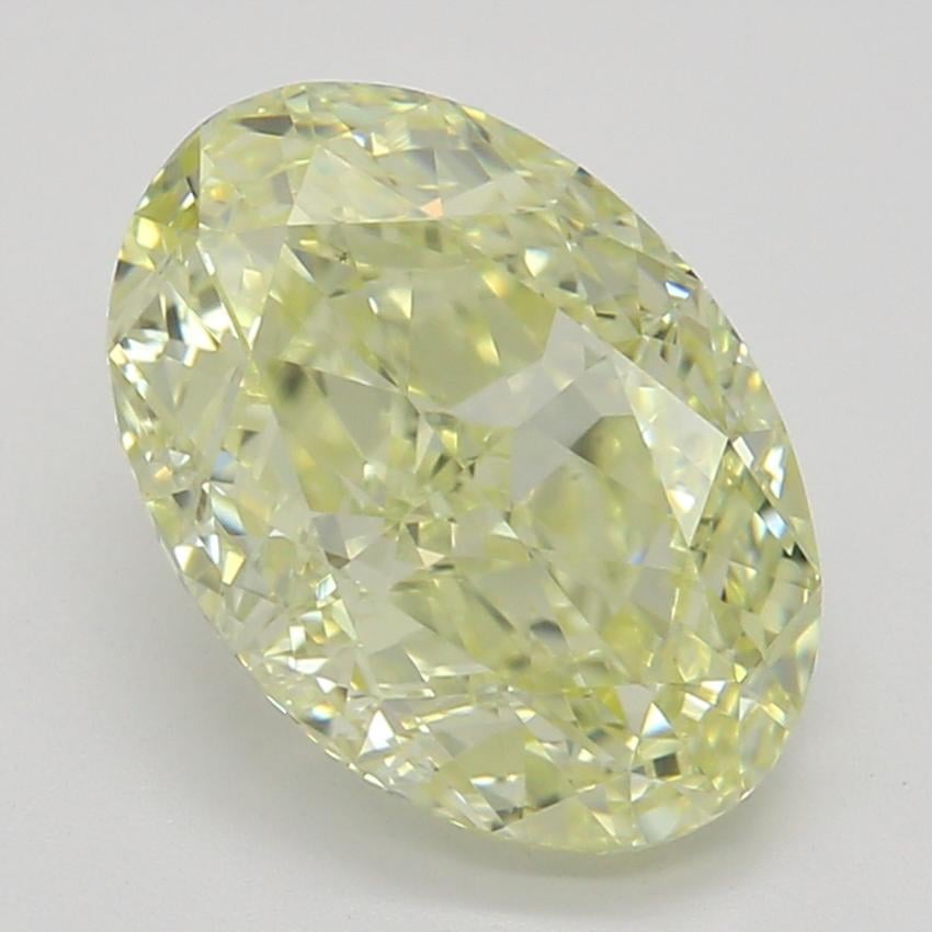 1.59 Ct. Fancy Light Yellow Oval Diamond