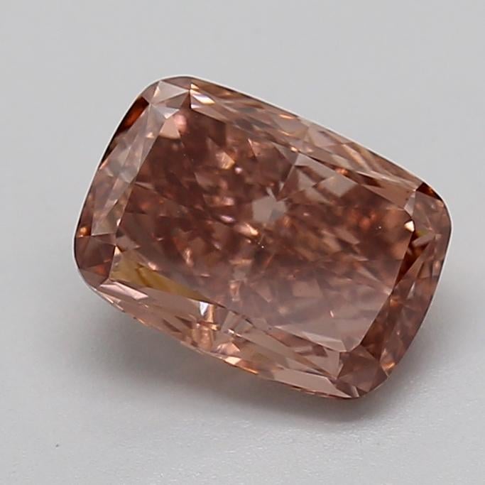 2.06 Ct. Fancy Light  Brown Cushion Lab Grown Diamond