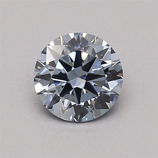 0.45 Ct. Fancy Vivid Blue Round Lab Grown Diamond