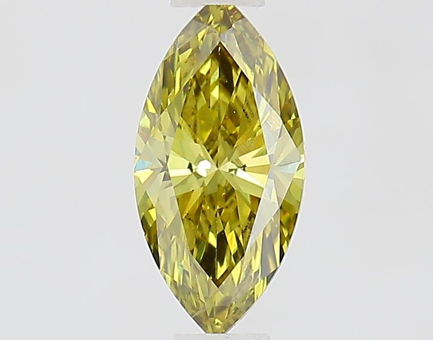 0.53 Ct. Fancy Yellow Marquise Lab Grown Diamond