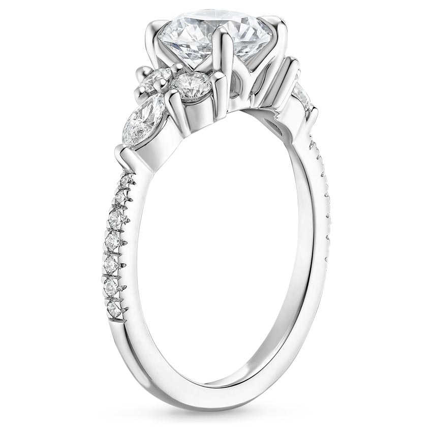 Platinum Luxe Nadia Diamond Ring (1/2 ct. tw.), large side view