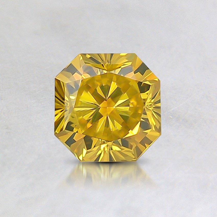 0.46 Ct. Fancy Intense Yellow Radiant Lab Grown Diamond