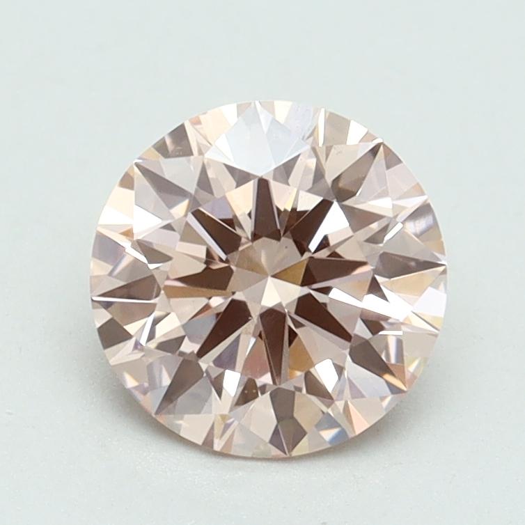 1.23 Ct. Fancy Intense Pink Round Lab Grown Diamond