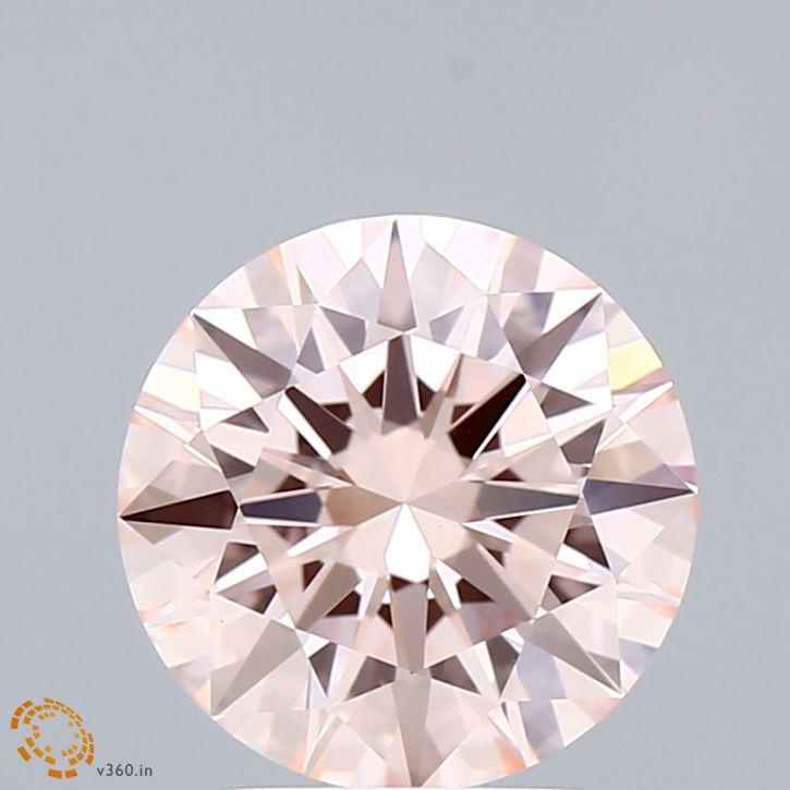 2.08 Ct. Fancy Pink Round Lab Grown Diamond