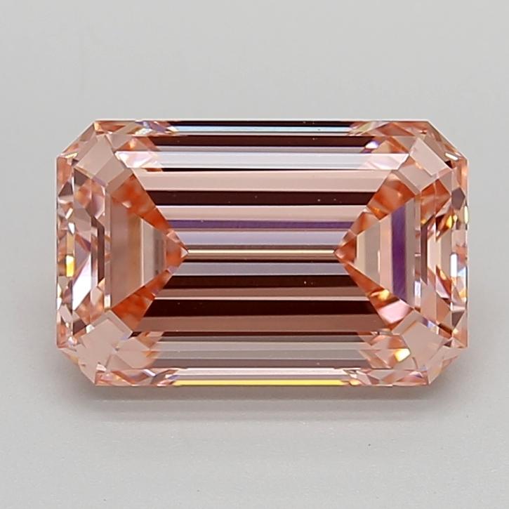 3.72 Ct. Fancy Intense  Pink Emerald Lab Grown Diamond