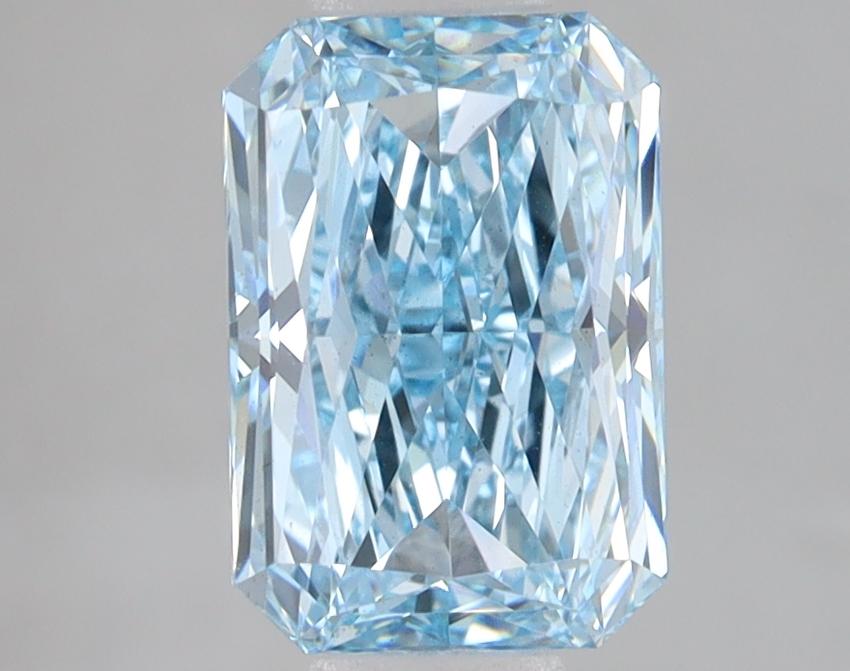 2.10 Ct. Fancy Intense Blue Radiant Lab Grown Diamond