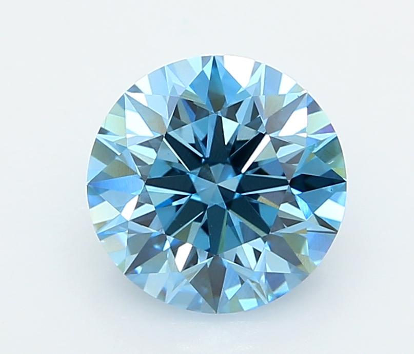2.99 Ct. Fancy Vivid  Blue Round Lab Grown Diamond