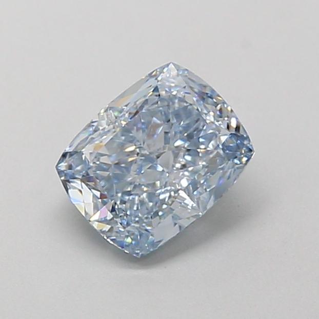 1.14 Ct. Fancy Intense  Blue Cushion Lab Grown Diamond