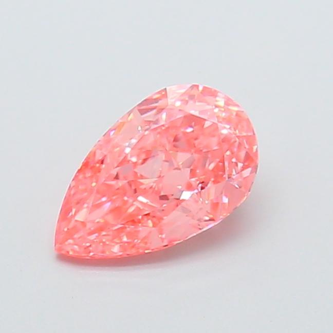 1.11 Ct. Fancy Vivid Pink Pear Lab Grown Diamond