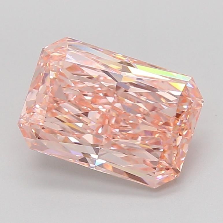3.10 Ct. Fancy Vivid Pink Radiant Lab Grown Diamond