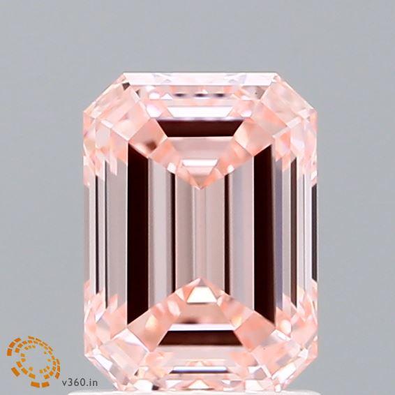 1.51 Ct. Fancy Intense  Pink Emerald Lab Grown Diamond