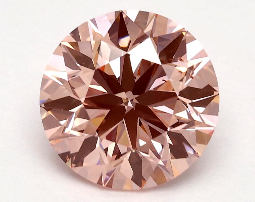 2.00 Ct. Fancy Vivid Pink Round Lab Grown Diamond