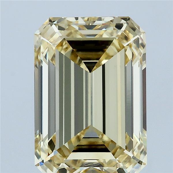 4.10 Ct. Fancy Intense Yellow Emerald Lab Grown Diamond