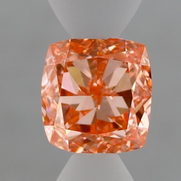 1.03 Ct. Fancy Vivid  Pink Cushion Lab Grown Diamond