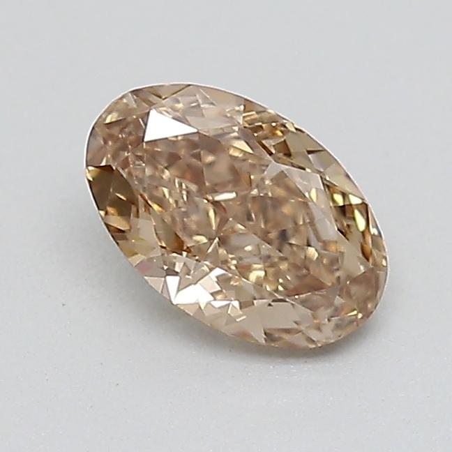 0.33 Ct. Light  Brown Oval Lab Grown Diamond