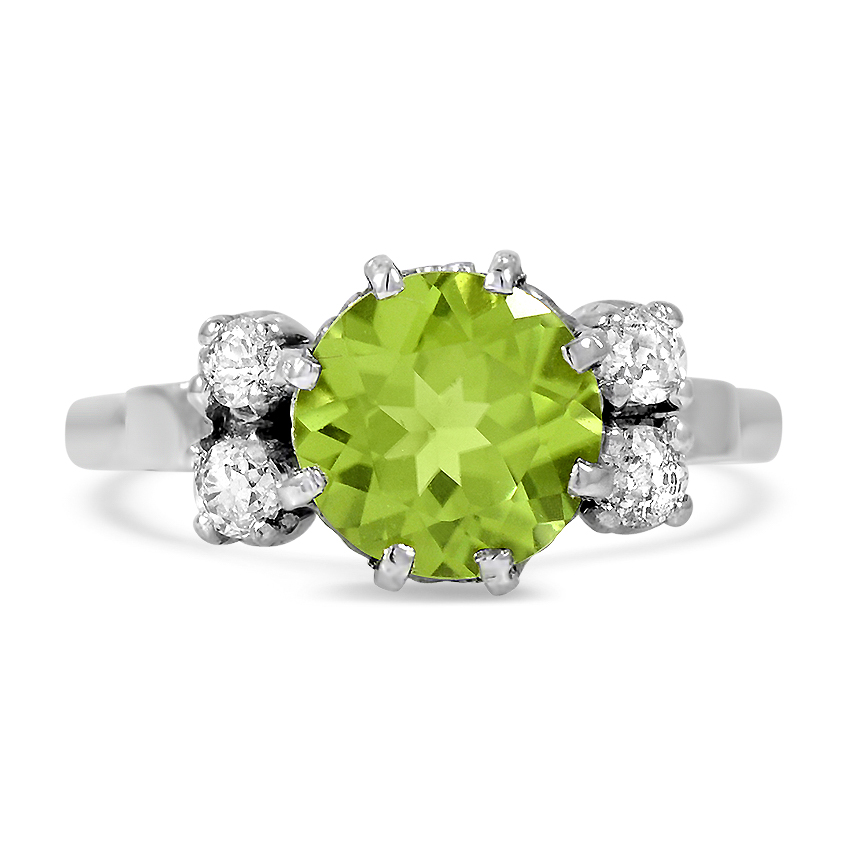 Edwardian Peridot Cocktail Ring