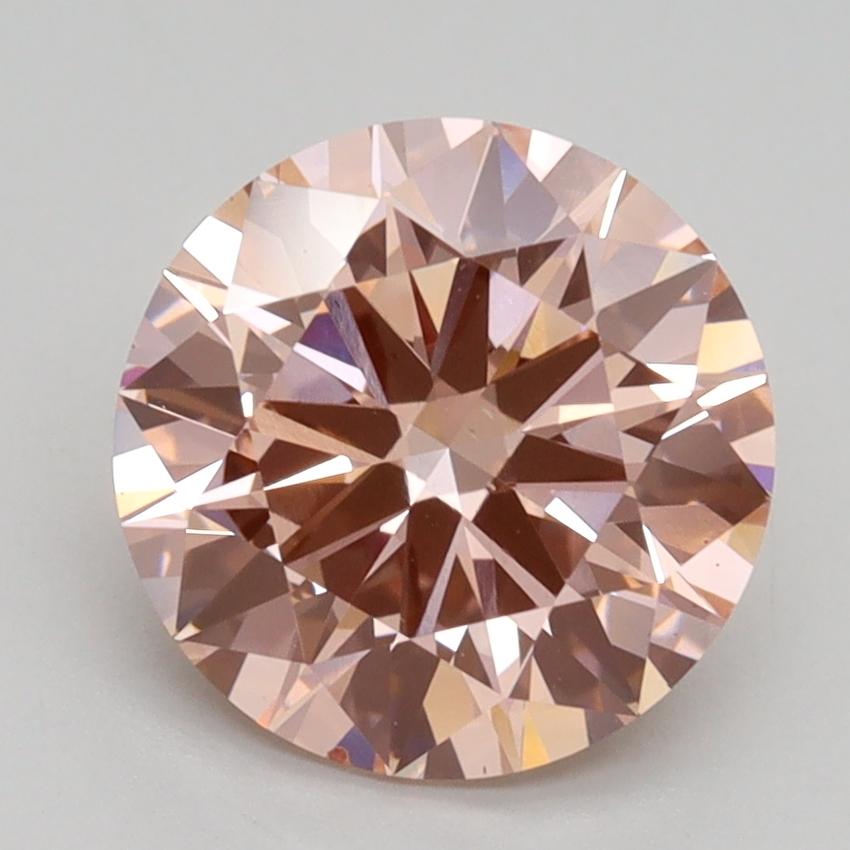 2.70 Ct. Fancy Intense Pink Round Lab Grown Diamond
