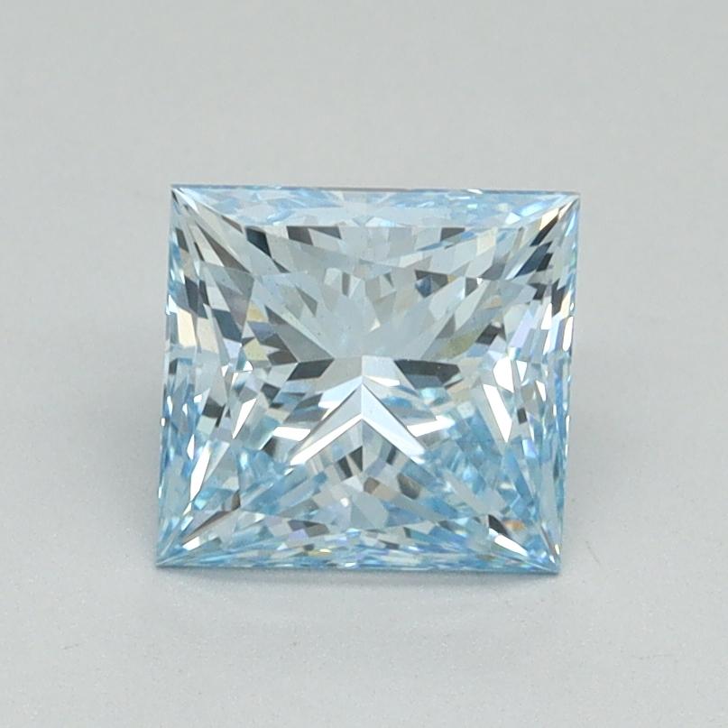 1.33 Ct. Fancy Intense Blue Princess Lab Grown Diamond