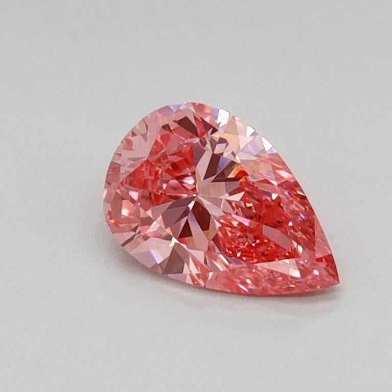 0.36 Ct. Fancy Vivid Pink Pear Lab Grown Diamond