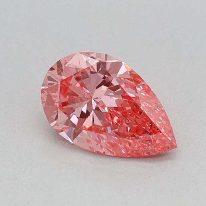 0.35 Ct. Fancy Vivid Pink Pear Lab Grown Diamond