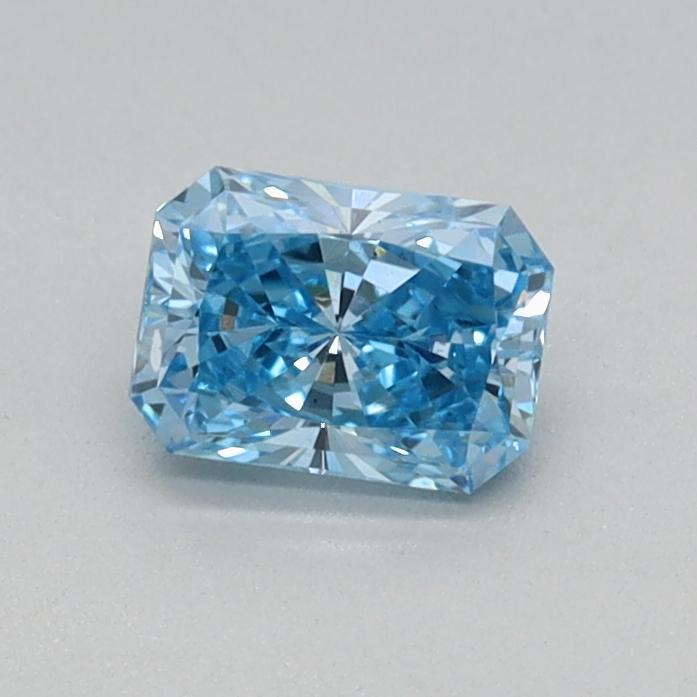 0.33 Ct. Fancy Vivid Blue Radiant Lab Grown Diamond