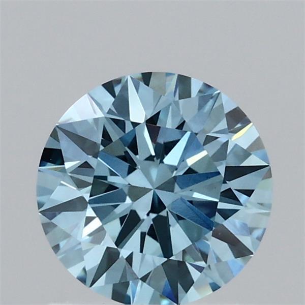 1.04 Ct. Fancy Vivid Blue Round Lab Grown Diamond