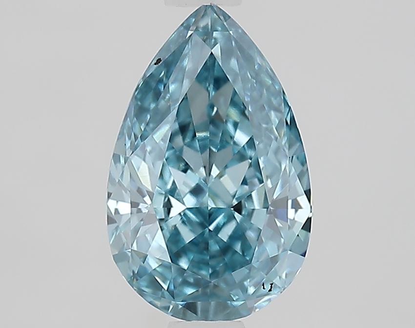 1.37 Ct. Fancy Vivid Blue Pear Lab Grown Diamond