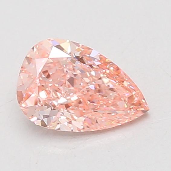 0.92 Ct. Fancy Vivid Pink Pear Lab Grown Diamond