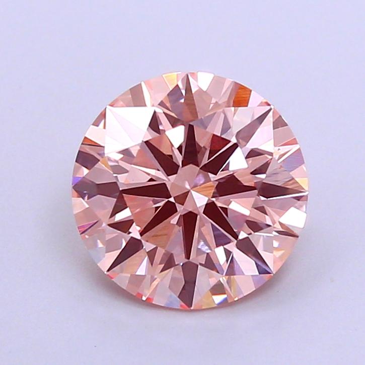 1.72 Ct. Fancy Intense Pink Round Lab Grown Diamond