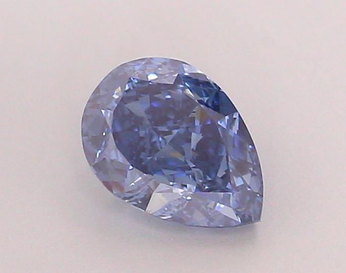 1.04 Ct. Fancy Vivid  Blue Pear Lab Grown Diamond