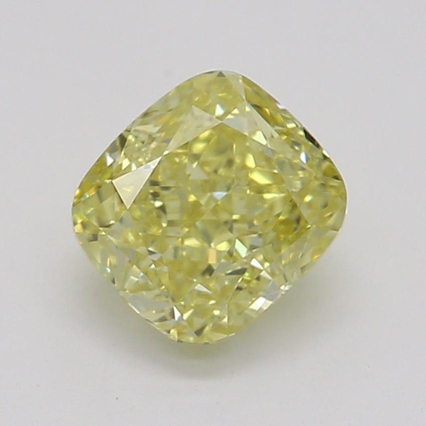 0.50 Ct. Fancy Intense Yellow Cushion Diamond