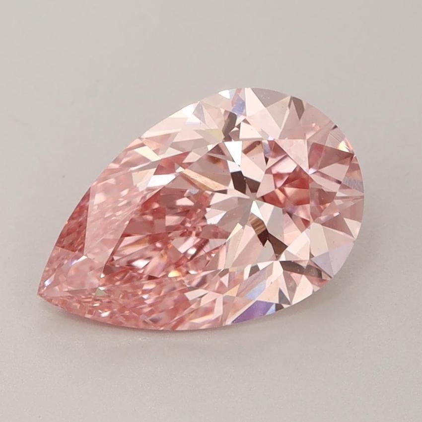 1.99 Ct. Fancy Vivid Pink Pear Lab Grown Diamond