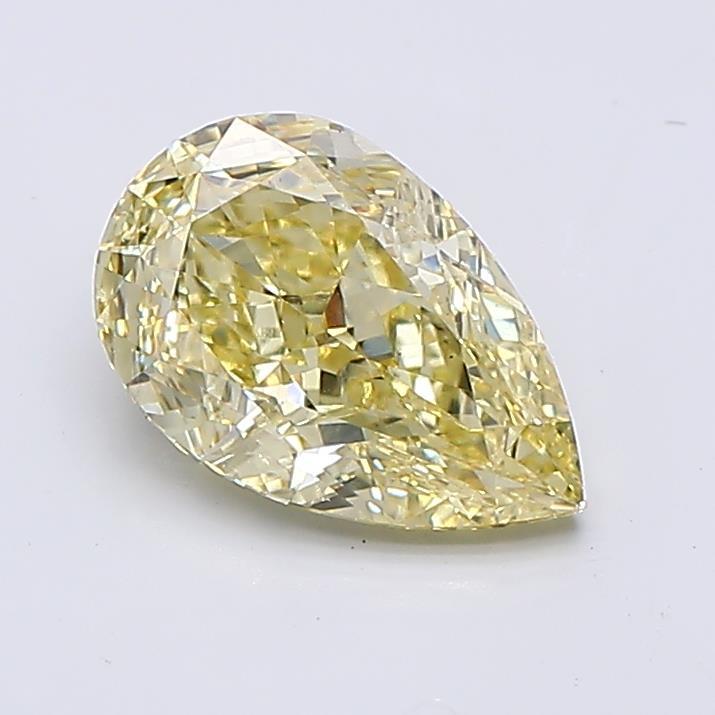 1.55 Ct. Fancy Intense  Yellow Pear Lab Grown Diamond