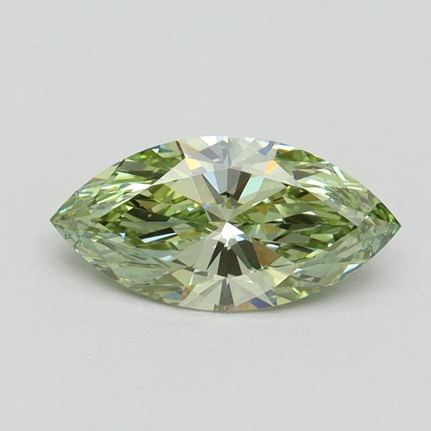 1.08 Ct. Fancy Intense Green Marquise Lab Grown Diamond