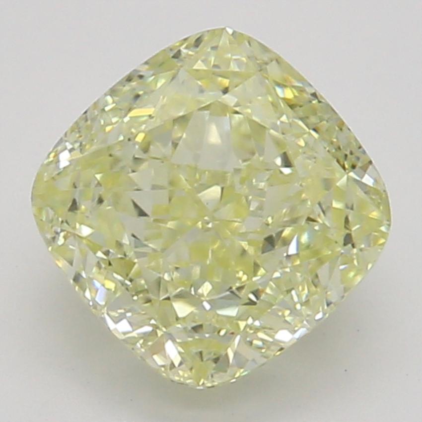 0.85 Ct. Fancy Yellow Cushion Diamond