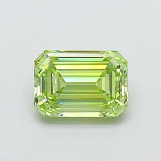 1.00 Ct. Fancy Vivid  Green Emerald Lab Grown Diamond