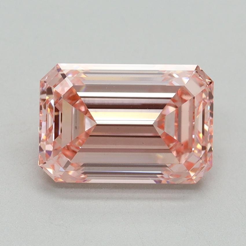 3.01 Ct. Fancy Intense Pink Emerald Lab Grown Diamond