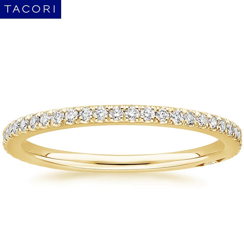 Rose gold diamond engagement ring with surprise diamond details