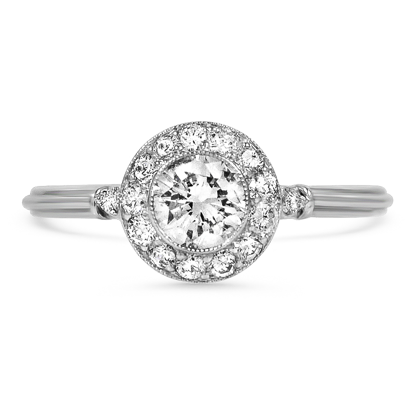 Retro Diamond Vintage Ring Kellogg Brilliant Earth