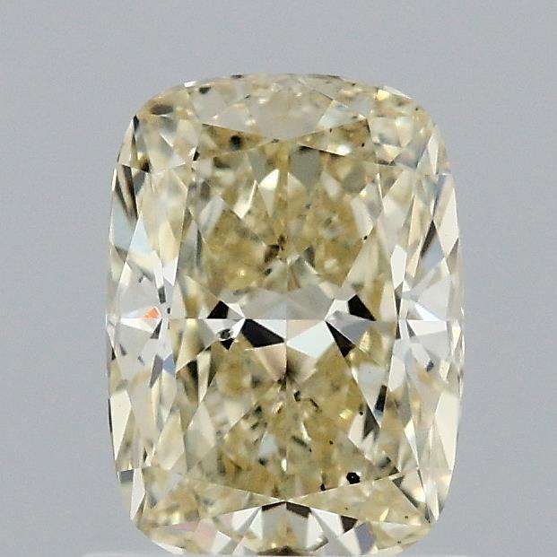1.15 Ct. Fancy Intense Yellow Cushion Lab Grown Diamond